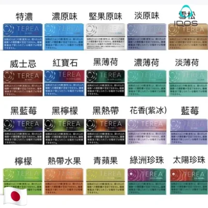 terea煙彈-日本版_熱門口味圖